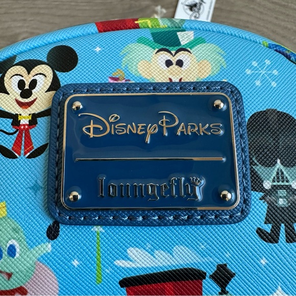 ? Disney Parks Loungefly Chibi Characters Vegan Leather Unisex Mini Backpack